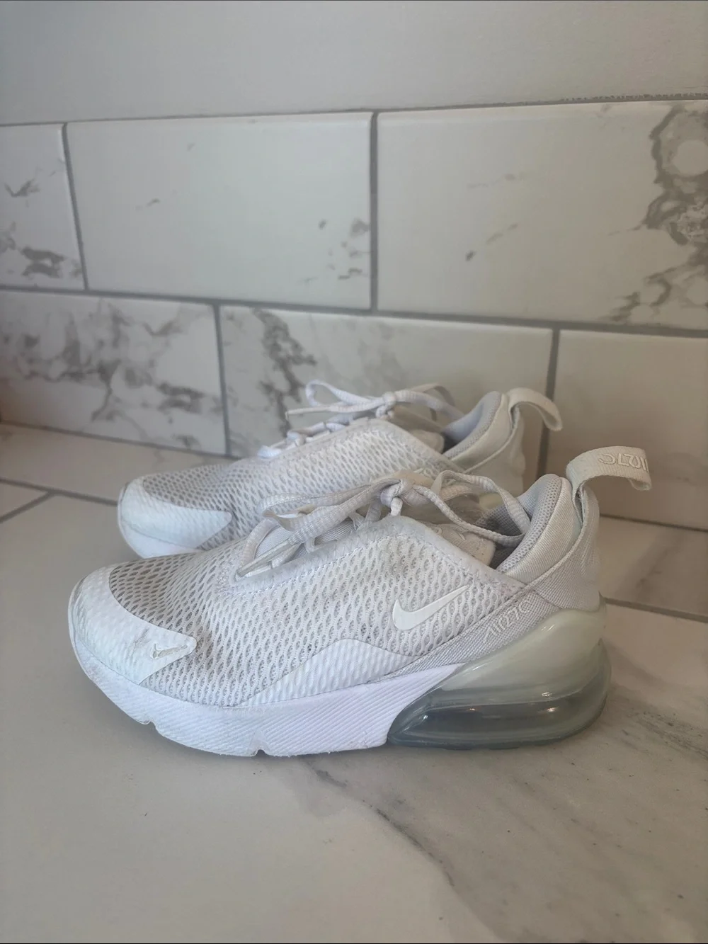Nike Air Max 270 White Kids Size 12C
